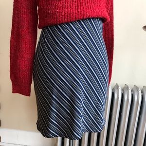 VINTAGE 90’s Stretchy Striped Pencil Skirt